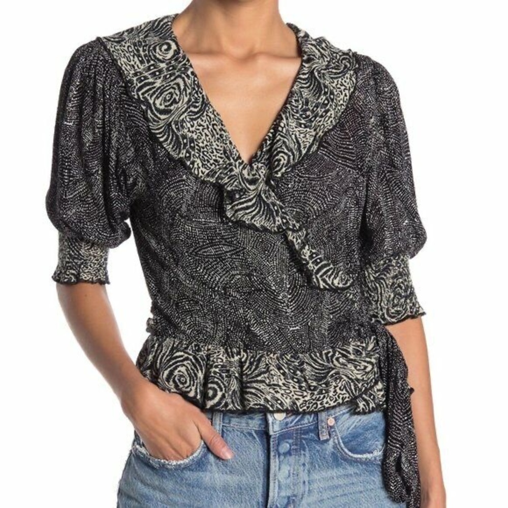 Free People Olivia Wrap Top